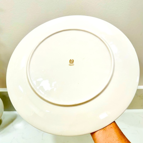 Beautiful !!  Lenox Serving Tray, 1980's. Ivory Color with 24K Gold Trim. - Picture 3 of 5